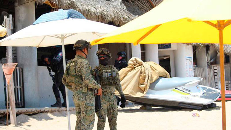 Enfrentamiento entre grupos armados en playa de Acapulco; dejó una persona lesionada  