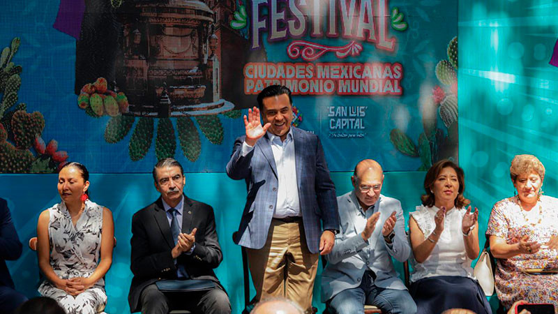 Alcalde de Querétaro inaugura "Tercer Festival Ciudades Mexicanas Patrimonio Mundial" 