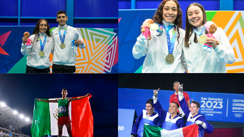 México logra su mejor participación en Centroamericanos; con un total de 141 preseas doradas 