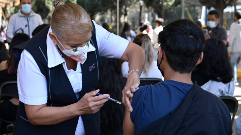 En julio, vacunación COVID en 78 municipios de Michoacán 