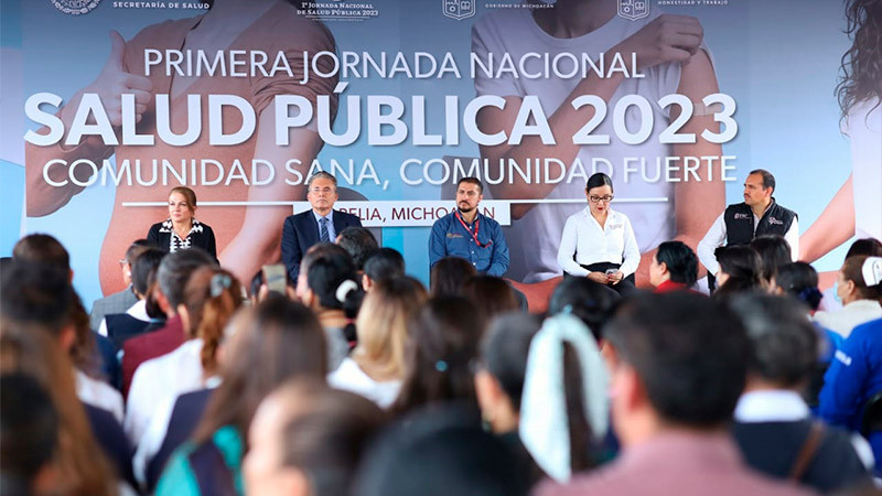 Arranca Primera Jornada Nacional de Salud; Michoacán ofrece 625 mil servicios 