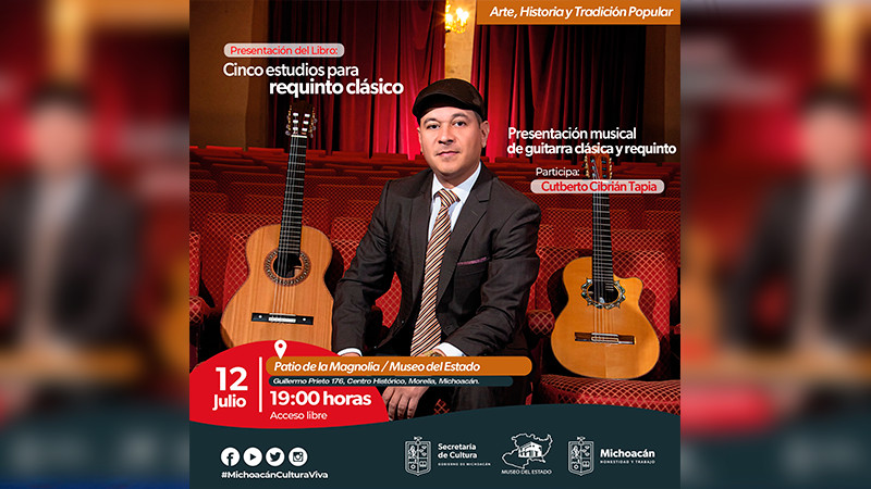 Invita Secum a una tarde de música y lectura, en el Museo del Estado 