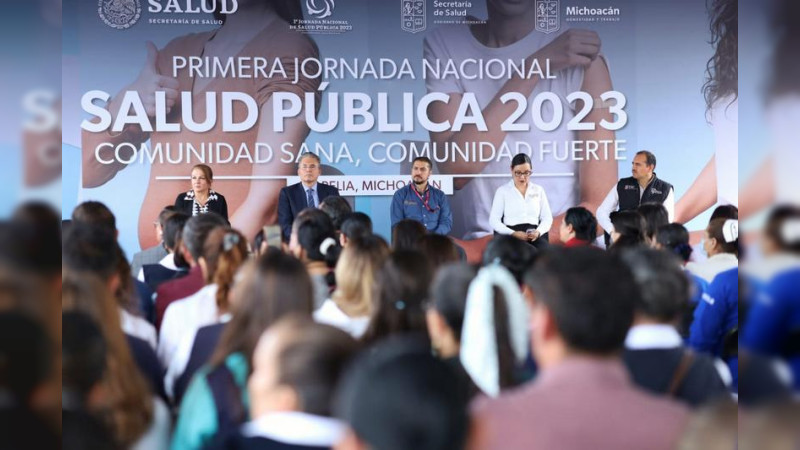 Arranca Primera Jornada Nacional de Salud; Michoacán ofrece 625 mil servicios