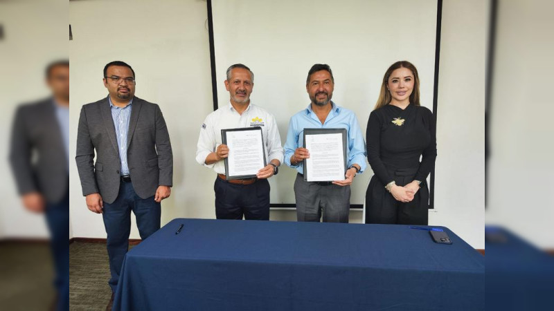 Cecytem y Banco de Alimentos Michoacán van juntos por la educación 