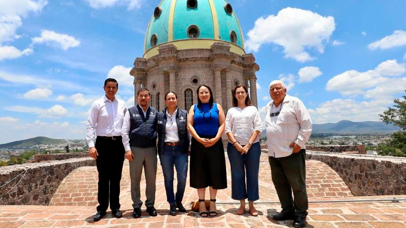 Destinarán 4MDP en restaurar cúpula de la Parroquia de Santa Rosa de Lima, en Querétaro 