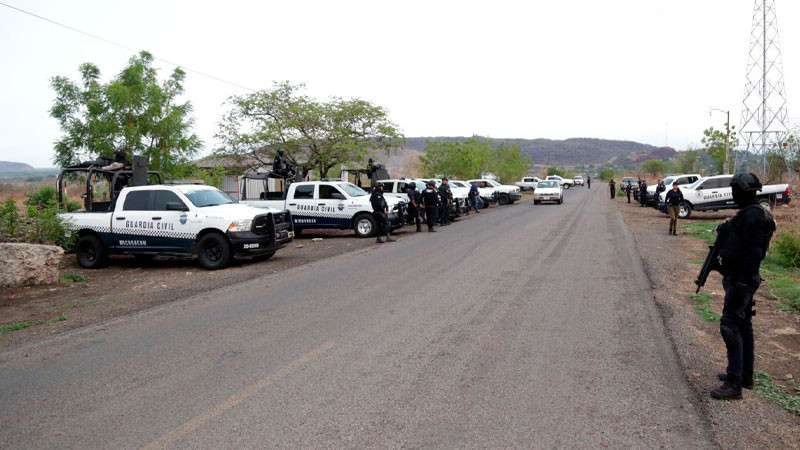 Avanza estrategia de seguridad en Tierra Caliente, Michoacán