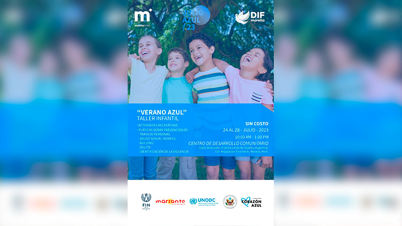 Gobierno Municipal invita a participar en el taller infantil “Verano Azul” 