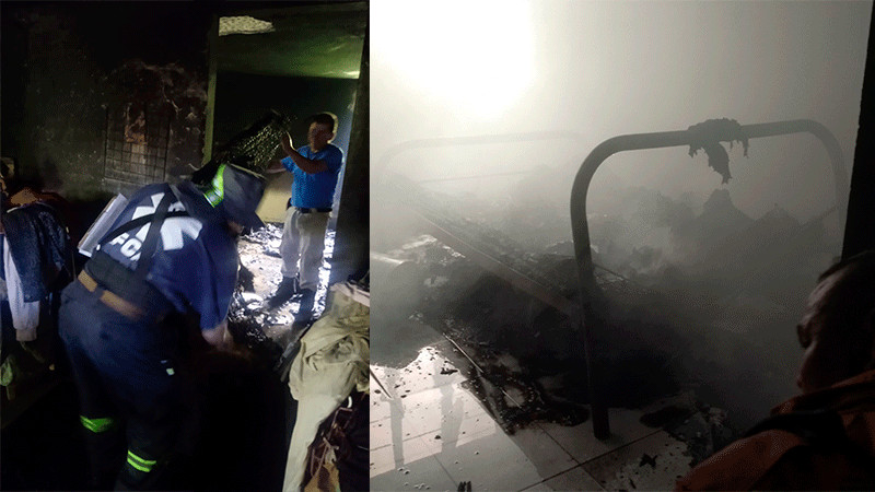 Se incendia vivienda en Zitácuaro, Michoacán; solo hubo daños materiales  