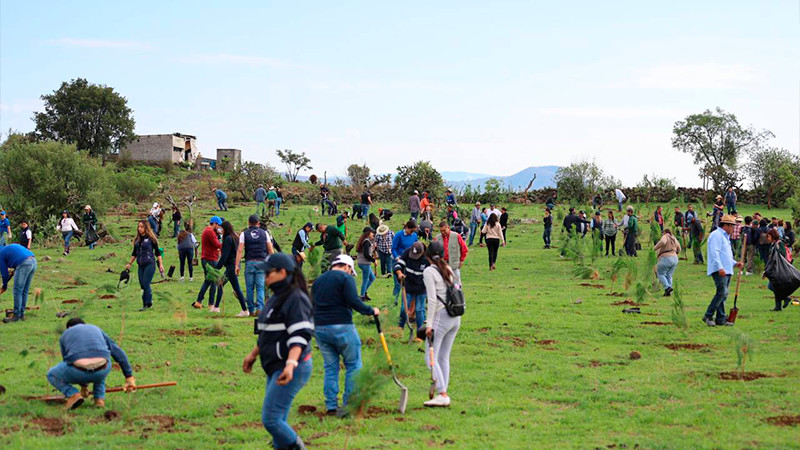 Arranca Alfonso Martínez campaña de reforestación ambiciosa, 700 mil árboles este 2023