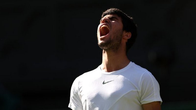 Carlos Alcaraz vence a Holger Rune y se instala en su primera semifinal en Wimbledon 