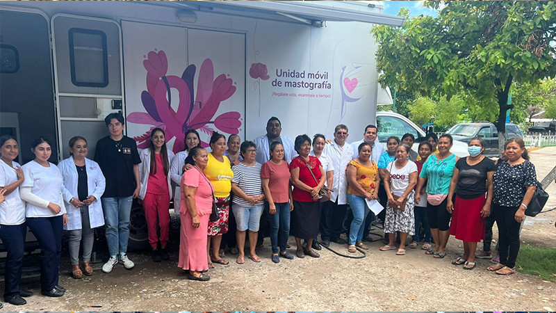 Arranca Salud Michoacán jornada de mastografías en Huetamo y San Lucas