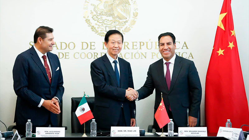 Senado mexicano invita a presidente de China a visitar México en septiembre 