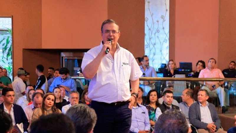 "No sé si a Claudia la metan en MC", responde Ebrard ante pregunta por un plan B 