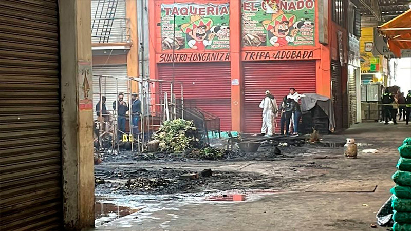Detienen a presuntos responsables de incendio en Central de Abasto de Toluca 