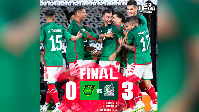 México vence a Jamaica y avanza a la final de la Copa Oro 2023 