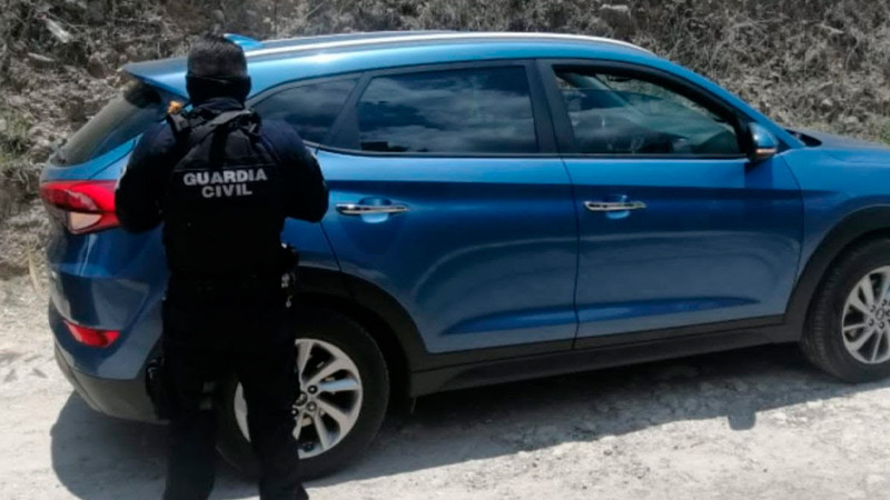 En cuestión de minutos, elementos de la Guardia Civil recuperan vehículo robado en Morelia 