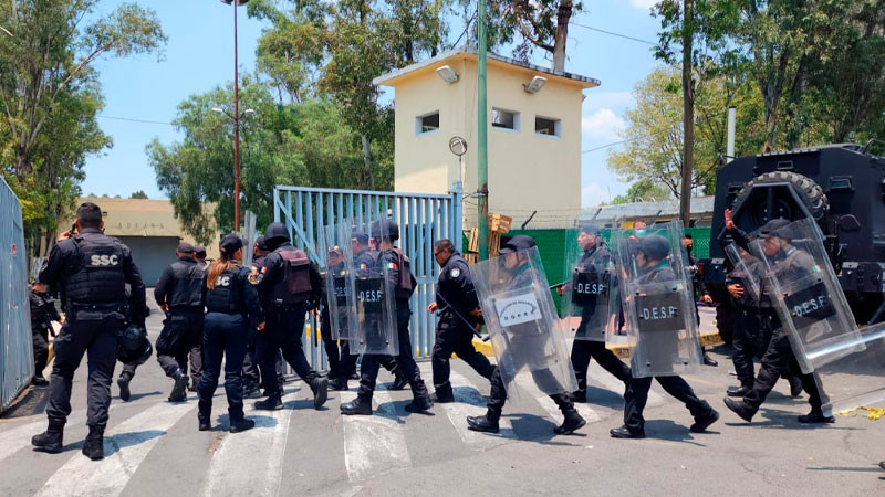 Se registra riña al interior del Reclusorio Oriente de la CDMX 