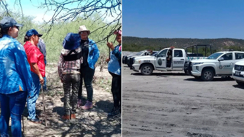Madres buscadoras encuentran restos calcinados en Villa Juárez, San Luis Potosí 