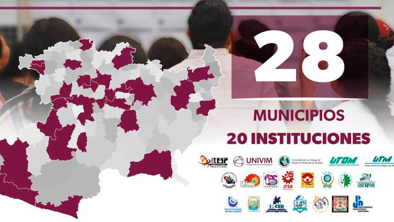Inscripciones abiertas en 20 institutos técnicos y universidades; hay carreras de formación docente, en Michoacán 