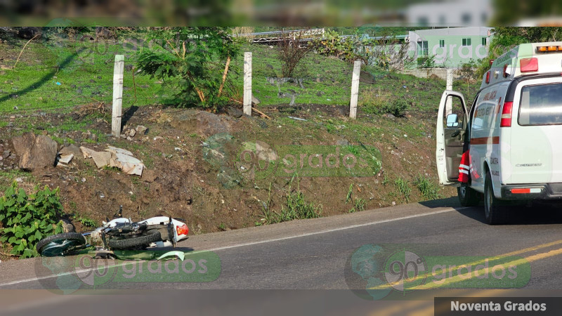 Se accidentan con su moto en Zamora, Michoacán, perdió la vida 