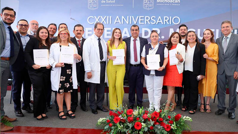 En 120 aniversario del Hospital Civil reconoce SSM a 280 trabajadores