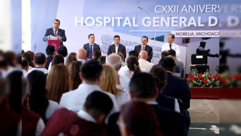 En 120 aniversario del Hospital Civil reconoce SSM a 280 trabajadores