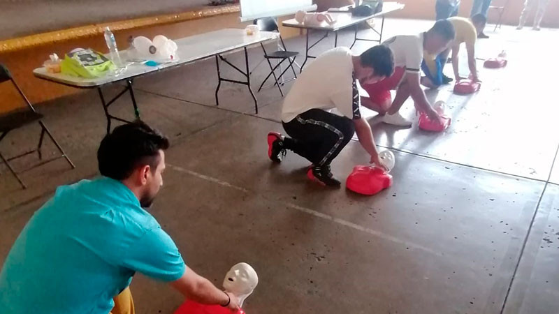 Capacita CRUM para prevención de accidentes en Apatzingán 