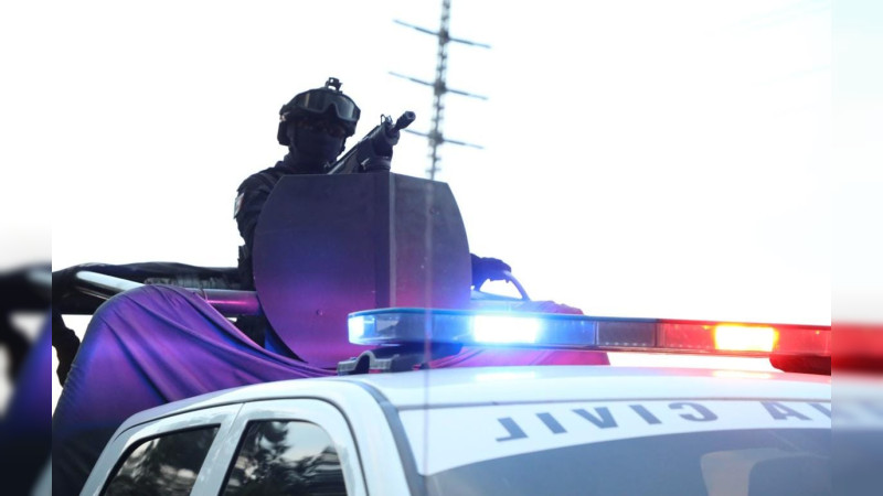 Guardia Civil activa fortalecimiento de seguridad en la zona sur de Morelia 
