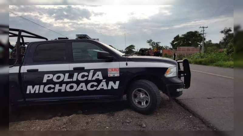 Durante operativo conjunto aseguran a una persona en posesión de un arma de fuego en Apatzingán 