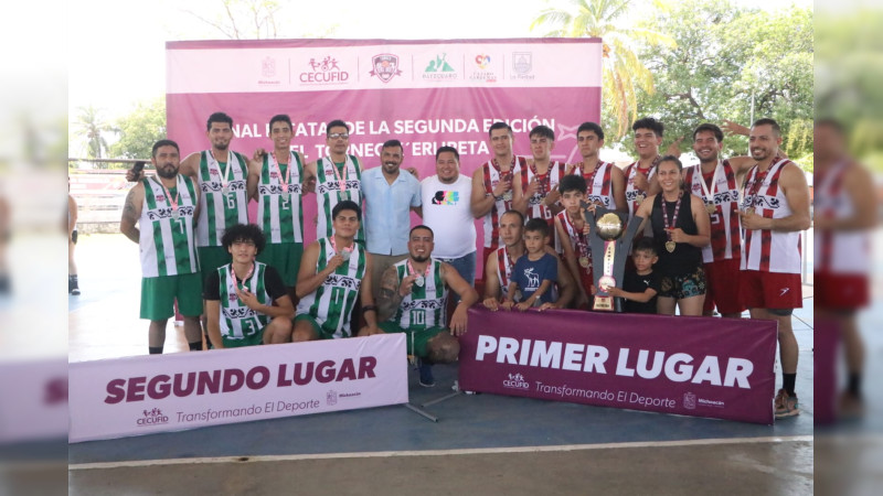 Culminan con éxito finales de básquetbol del Torneo K'eri Ireta 2023