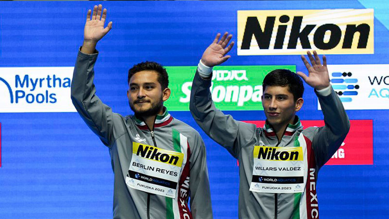 Los clavadistas Kevin Berlín y Randal Willars le dan la cuarta medalla a México en el Mundial de Fukoka 