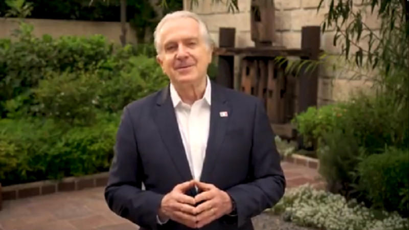 Santiago Creel asegura que seguirá en la contienda del Frente Amplio aunque AMLO diga que Xóchitl Gálvez será la elegida 