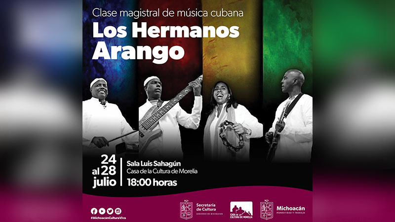 Explora los ritmos cubanos con esta clase magistral en la Casa de la Cultura de Morelia 