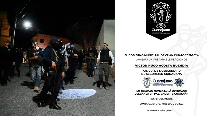 Emboscan y matan a balazos a policía municipal en Guanajuato 