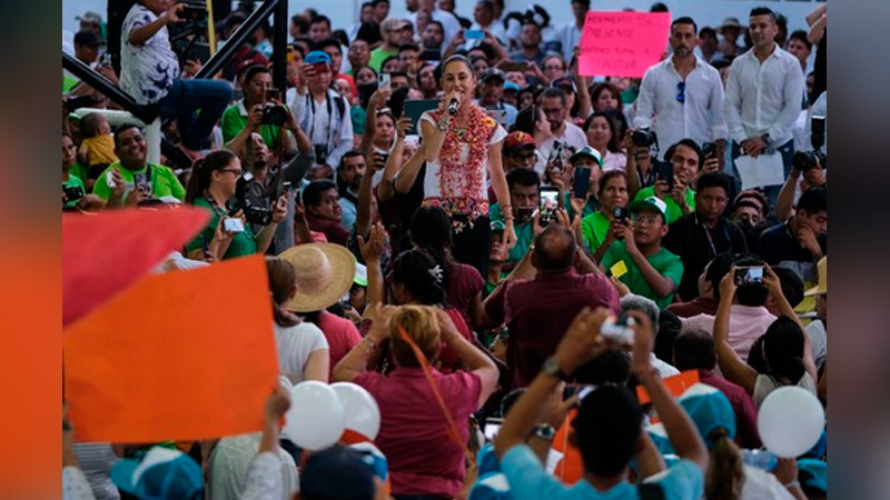 ’’En todo el mundo reconocen que aquí se está dando bienestar’’, destaca Sheinbaum 