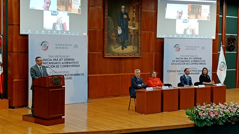 Michoacán un paso adelante en la aplicación del nuevo sistema de justicia: Jorge Pérez Zavala 