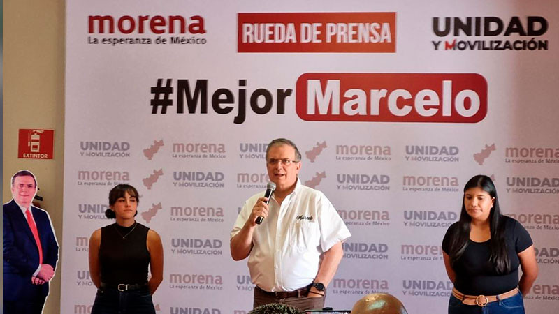 Urge tren México-Querétaro: Marcelo Ebrard en su visita a Qro 