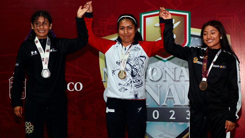 Suma Michoacán 2 oros más en atletismo en Nacionales Conade 2023