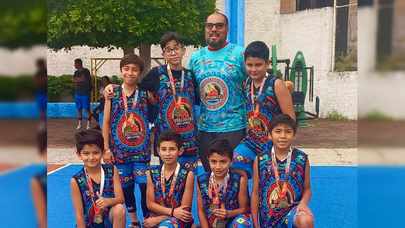 Logran representativos de IMCUFIDE títulos en la Liga Escolar de Iniciación y Desarrollo en Basquetbol Morelia