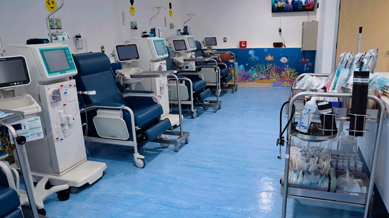 Hospital Infantil, con clínica para hemodiálisis: SSM 