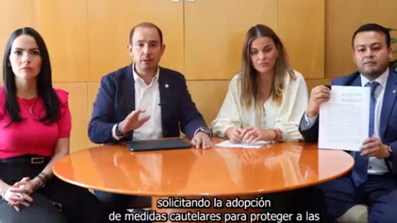 PAN denuncia a AMLO ante CIDH por persecución política contra Xóchitl, Creel y Cabeza de Vaca 