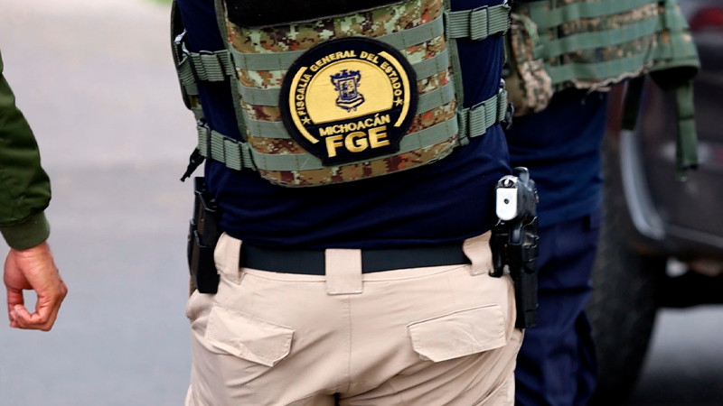 FGE detiene a presunto responsable del homicidio de 11 personas en tres municipios de Michoacán, en Baja California 