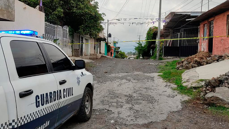 En Uruapan asesinan a balazos a un joven en la colonia Valle de San Pedro 
