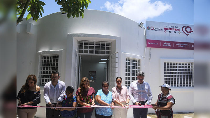 Gobernadora de Quintana Roo inaugura primera Unidad Médica del Bienestar en Cancún 