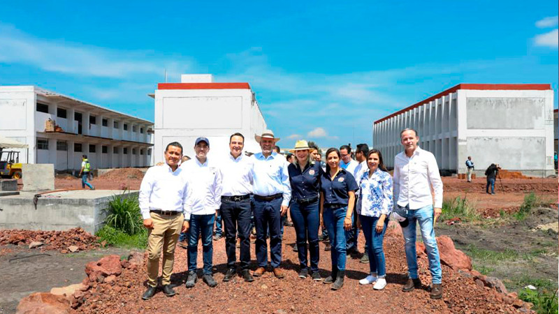 En diciembre se concluye Unidad Profesional de Zamora; Gobernador y rectora de la UMSNH realizan supervisión de obra