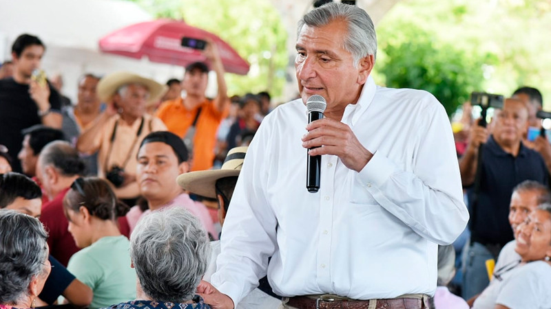 Asegura Adán Augusto que "no habrá reversa en el progreso del país" 