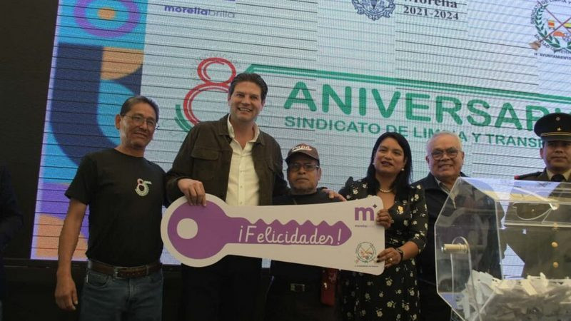 Celebra Alfonso Martínez 85 Aniversario del Sindicato de Limpia y Transporte 