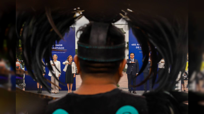 Rinden Homenaje al Apóstol Santiago, en Querétaro