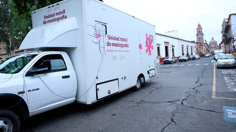 Realiza Salud Michoacán mastografías gratuitas en el Centro de Morelia