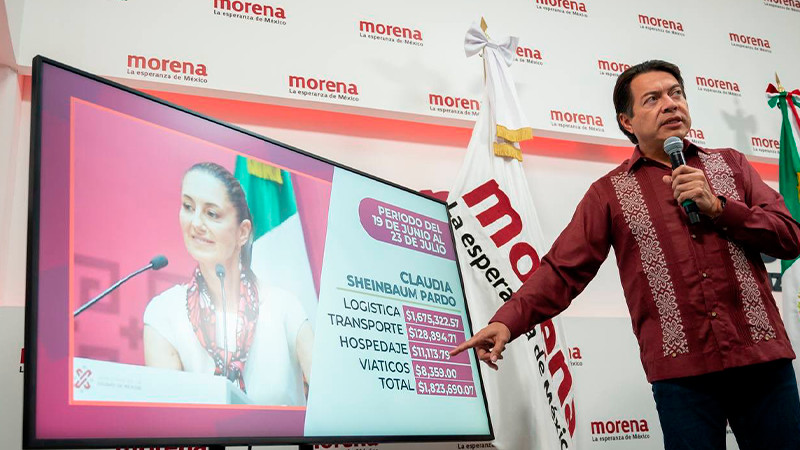 Claudia Sheinbaum la que más ha gastado en campaña: Mario Delgado  